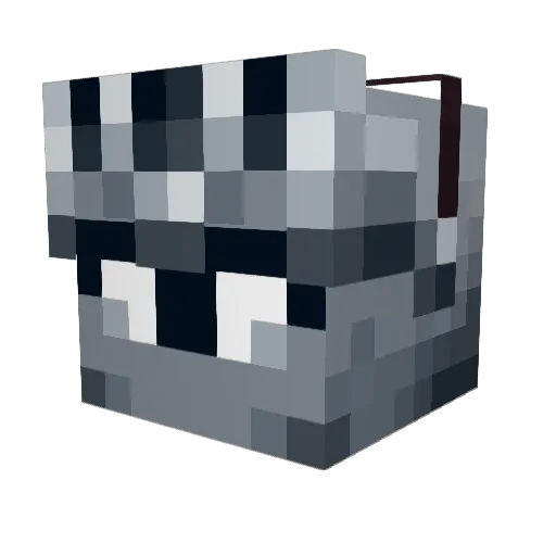 CacklingKettle Minecraft avatar head, 3D render