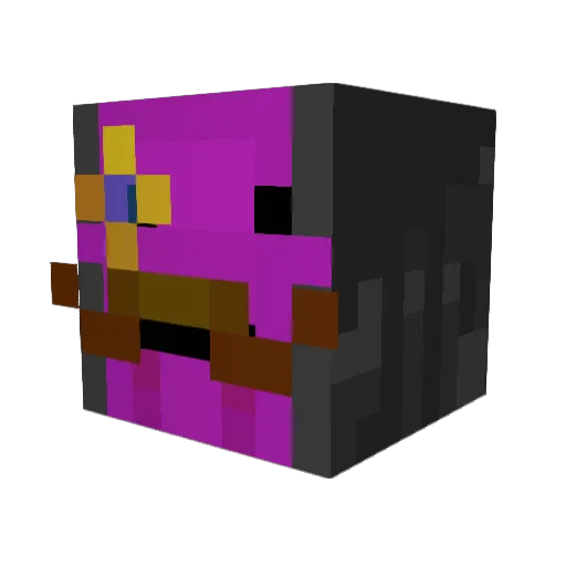 CacoReis Minecraft avatar head, 3D render