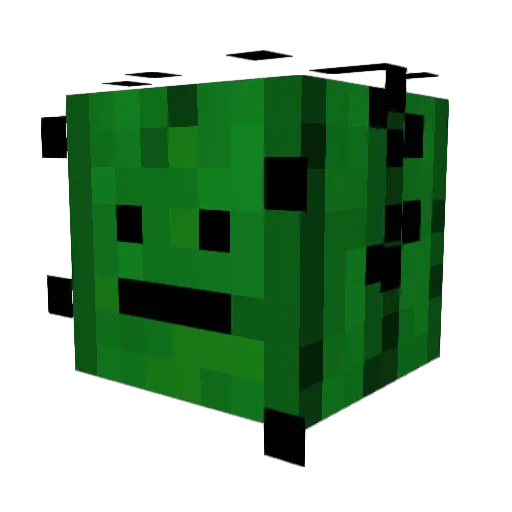 Cactional Minecraft avatar head, 3D render