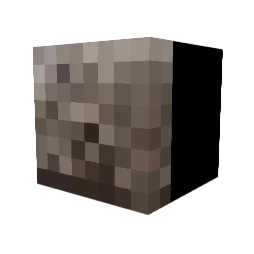Cactoi Minecraft avatar head, 3D render