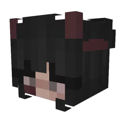 Cactus228 Minecraft avatar head, 3D render