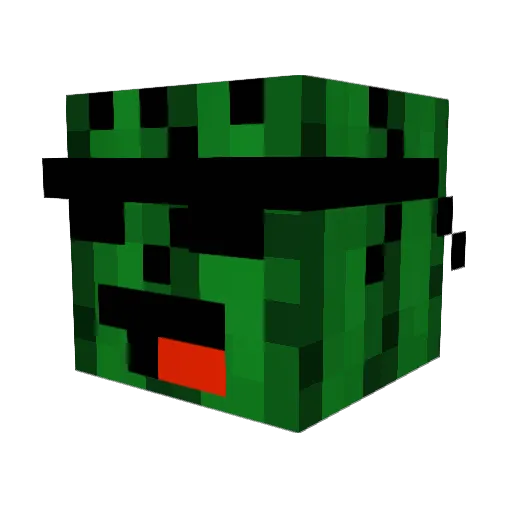CactusJ0sh Minecraft avatar head, 3D render