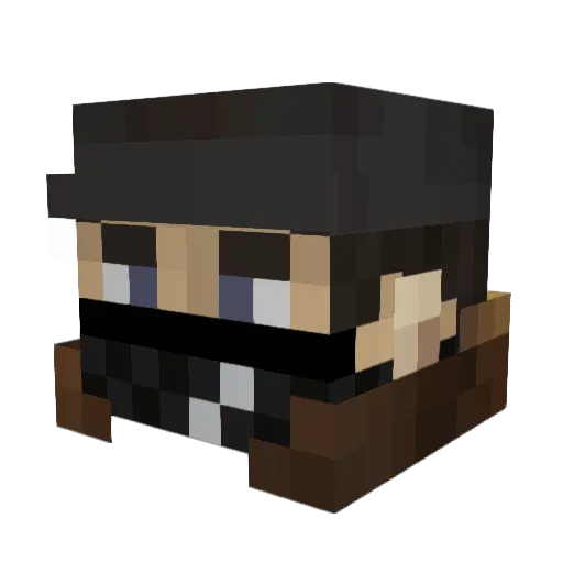 CactusJones989 Minecraft avatar head, 3D render
