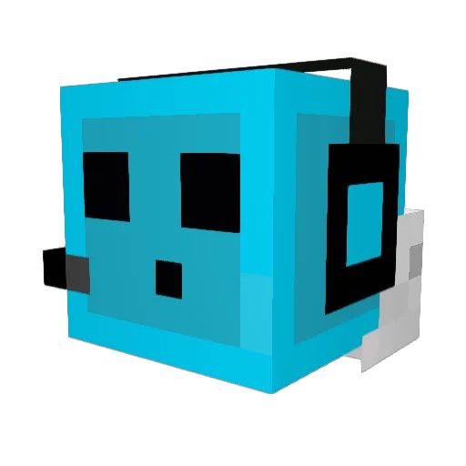 CactusOak Minecraft avatar head, 3D render