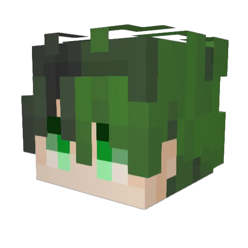 Minecraft-Avatar von Cactus_King101: Kopf als 3D-Render