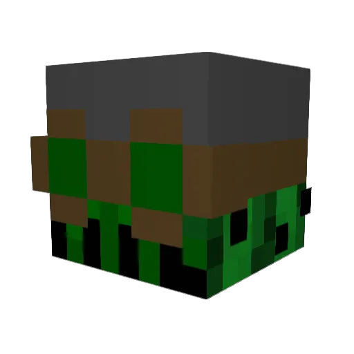 Cactus_McC0y Minecraft avatar head, 3D render