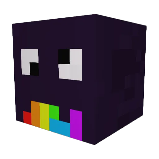 Cactussle Minecraft avatar head, 3D render