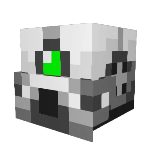 Caden055 Minecraft avatar head, 3D render