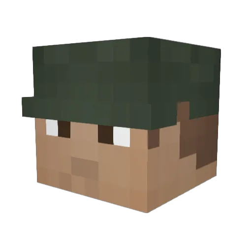 CadenElijahM Minecraft avatar head, 3D render