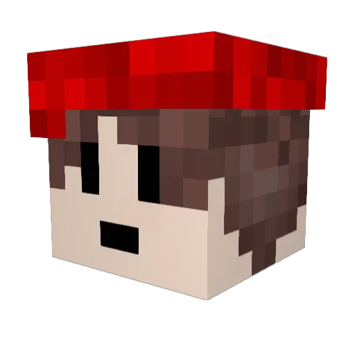 CadenMG Minecraft avatar head, 3D render