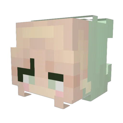CadenMac08 Minecraft avatar head, 3D render
