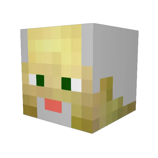 Caden__ Minecraft avatar head, 3D render