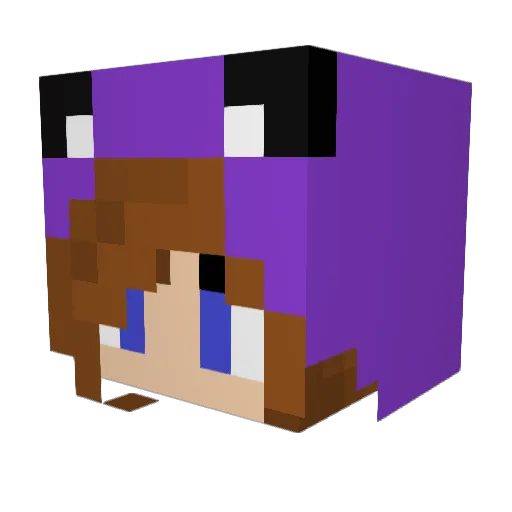 CadenceMeltdown Minecraft avatar head, 3D render