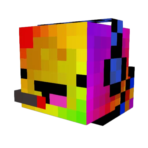 Cadester009 Minecraft avatar head, 3D render