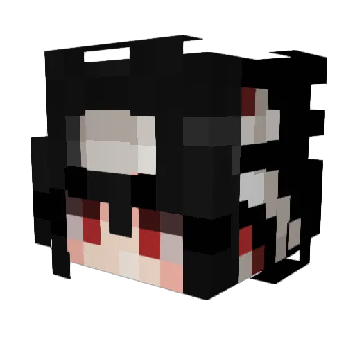 Cadeyka Minecraft avatar head, 3D render