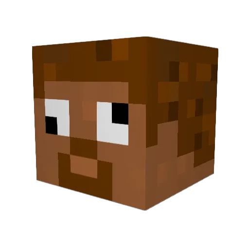 CadianZZ Minecraft avatar head, 3D render