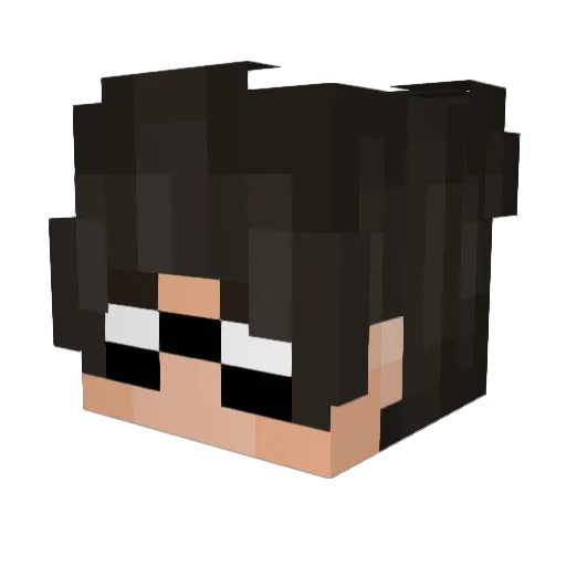 CadmusCB Minecraft avatar head, 3D render