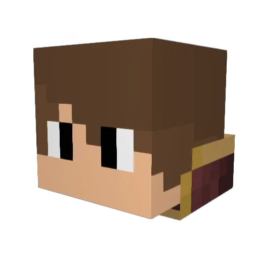 Cadnezar56 Minecraft avatar head, 3D render