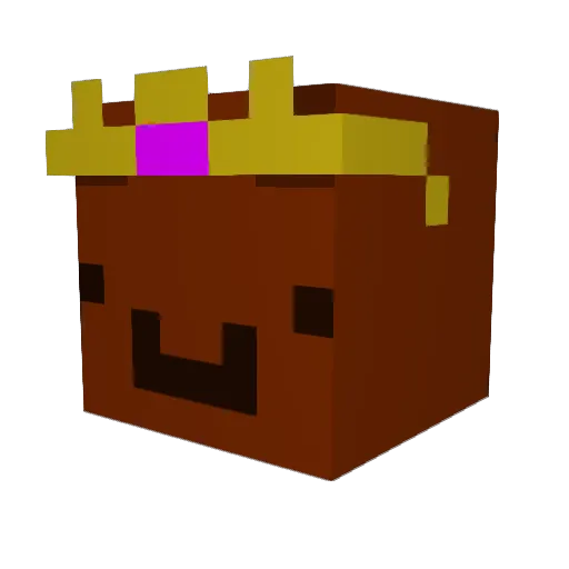 Cadoski Minecraft avatar head, 3D render