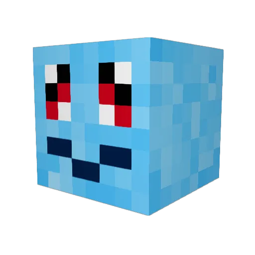 Cadres45 Minecraft avatar head, 3D render