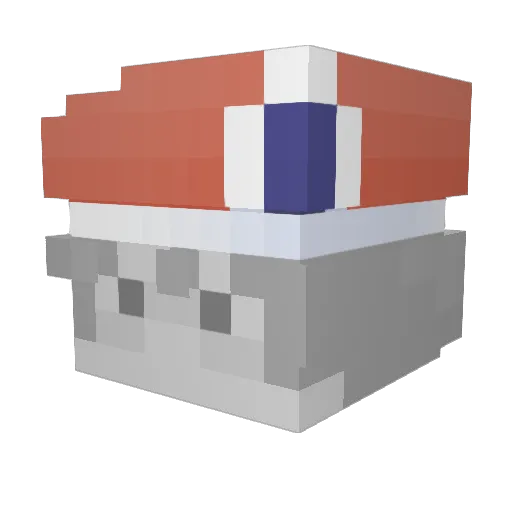CaduceusBasilisk Minecraft avatar head, 3D render