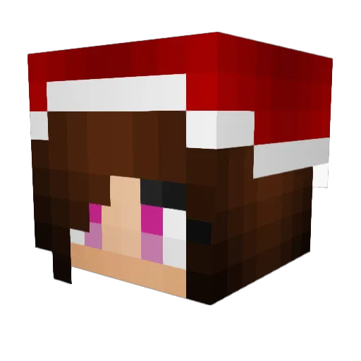 Caelec Minecraft avatar head, 3D render