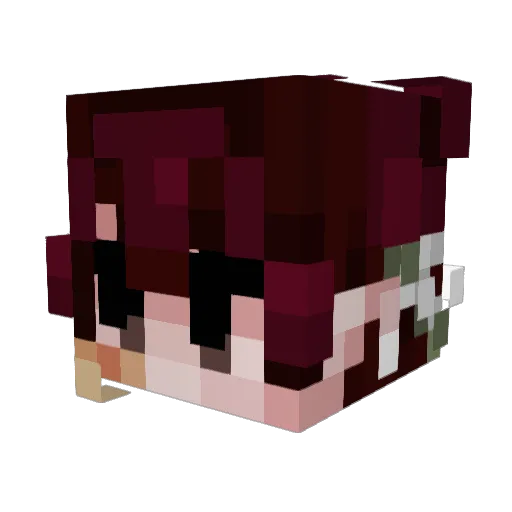 Caelus_Veltyr Minecraft avatar head, 3D render