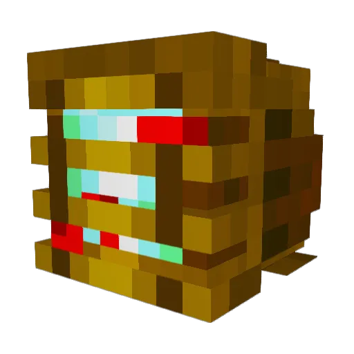 CaerRagnar Minecraft avatar head, 3D render