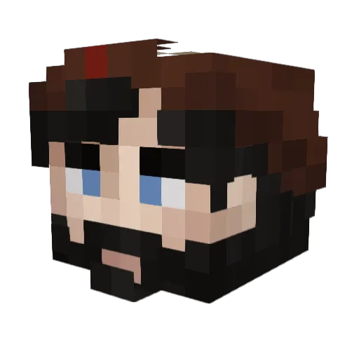 Caer_Amyriel Minecraft avatar head, 3D render