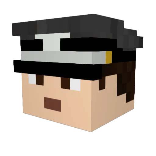 Caesar115 Minecraft avatar head, 3D render