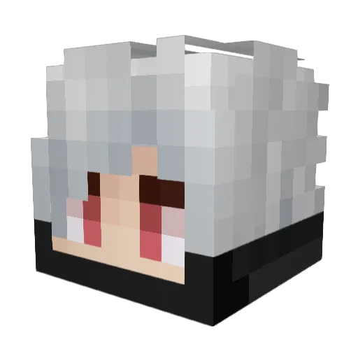 CaesarOsu Minecraft avatar head, 3D render