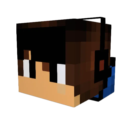Caesar_0409 Minecraft avatar head, 3D render