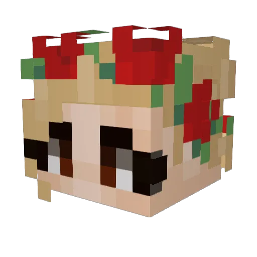 Cafe_Vampire Minecraft avatar head, 3D render