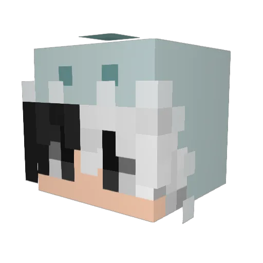 CafedeoxxoO Minecraft avatar head, 3D render
