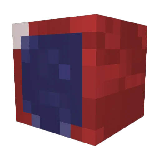 CaffeineOT Minecraft avatar head, 3D render