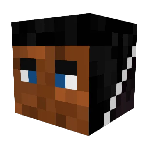 CaffeineSlayer Minecraft avatar head, 3D render