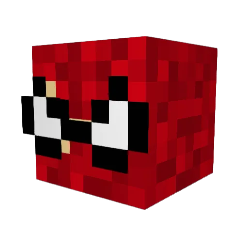 Cagan1234Pvp Minecraft avatar head, 3D render
