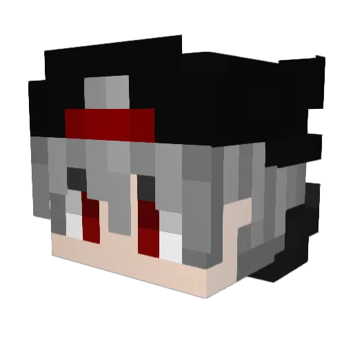 Cagan_YOUTUBE Minecraft avatar head, 3D render