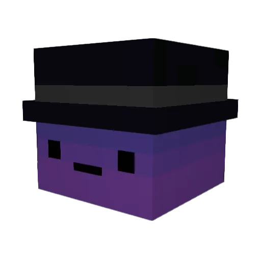 CagdasBeyler Minecraft avatar head, 3D render