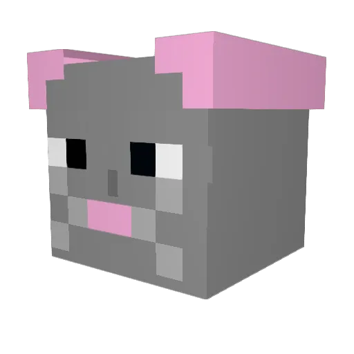 Cagieryapper84 Minecraft avatar head, 3D render