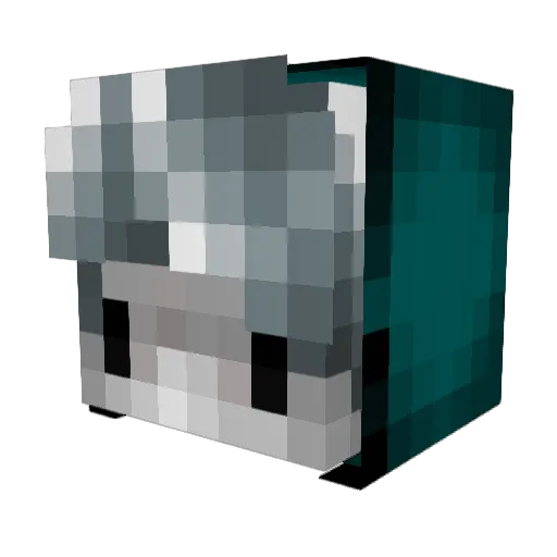 Cagouille65 Minecraft avatar head, 3D render
