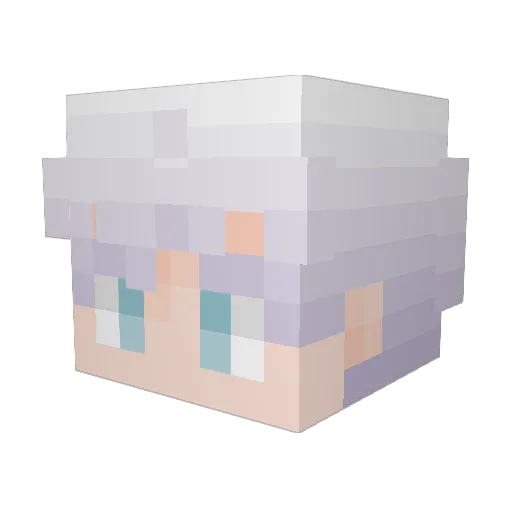 Cahy Minecraft avatar head, 3D render
