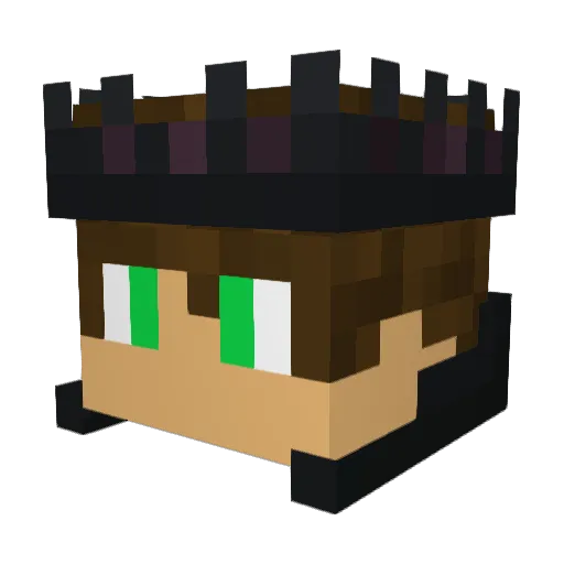 Cai_de_mor Minecraft avatar head, 3D render