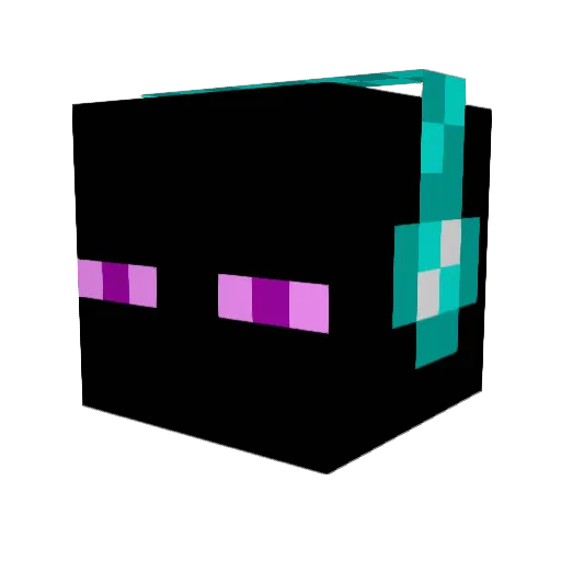 CaidenTater Minecraft avatar head, 3D render