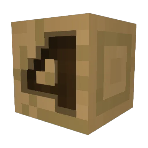 Cailey39 Minecraft avatar head, 3D render