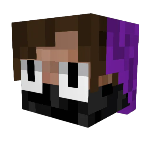 Cailoth Minecraft avatar head, 3D render
