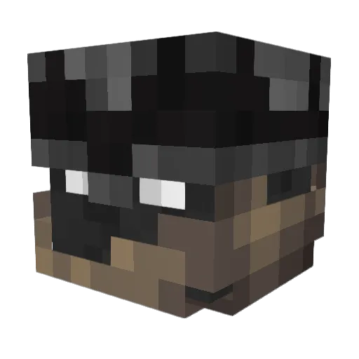 Cain67 Minecraft avatar head, 3D render