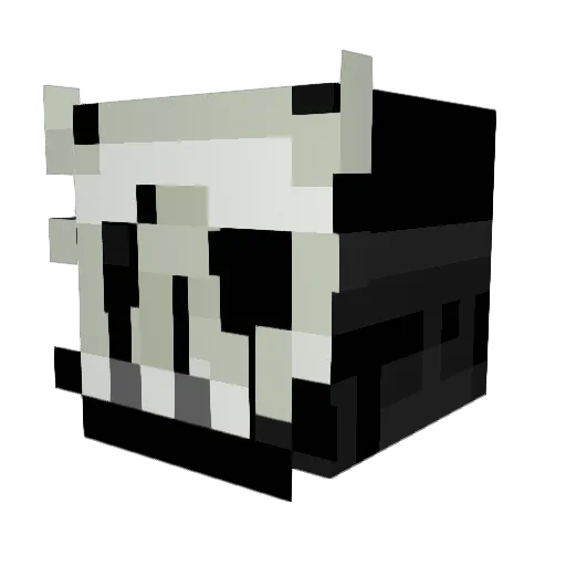 Cain_888 Minecraft avatar head, 3D render