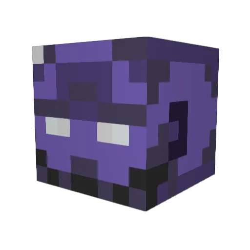 Caincyril Minecraft avatar head, 3D render