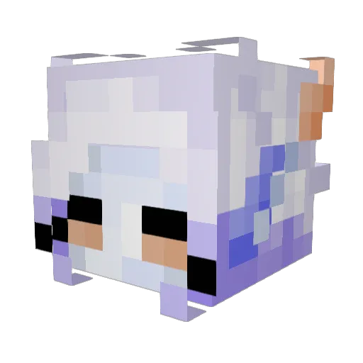 Cainhurst_ Minecraft avatar head, 3D render